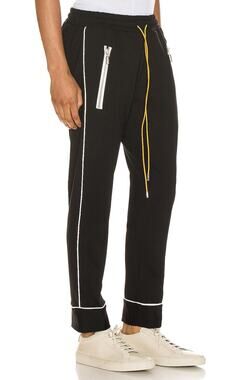 RHUDE Smoking Pant - Black and White - Size Medium